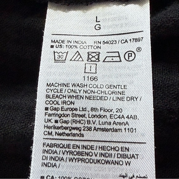 Old Navy Seersucker Rich Black Women's Blouse size large coastal cowgirl vibes - Picture 8 of 8